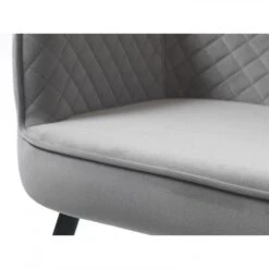 Nordic Home - Viggo Eetkamerbank - 129 Cm - Velvet - Grijs -Leenbakker Winkel d71fe5ce74af460f844195372bf861d0