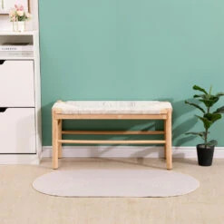 Bank Met Opbergruimte Van Massief Grenen En Touw -Leenbakker Winkel d9266fc19a2048768f5c022795833925