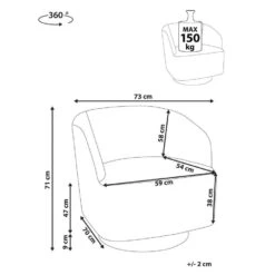 LAVIK - Fauteuil - Bruin - Bouclé 6 LAVIK - Fauteuil - Bruin - Bouclé -Leenbakker Winkel d99dffc33e9f4ae794fd20256093785d 1