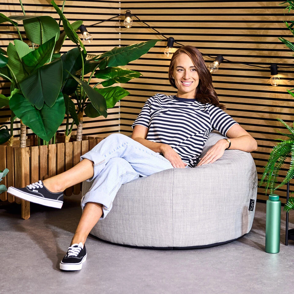 Icon Zitzak Kingston - Zitzak Buiten - Grijs 3 Icon Zitzak Kingston - Zitzak Buiten - Grijs - Afbeelding 3