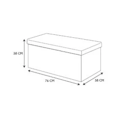 Home Deco Poefje - Opbergbox - Wit/zwart - 76 X 38 Cm 15 Home Deco Poefje - Opbergbox - Wit/zwart - 76 X 38 Cm -Leenbakker Winkel da35f16528d14bafb536368e94c2634c