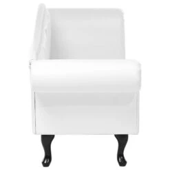 LATTES - Chaise Longue - Wit - Rechterzijde - Kunstleer -Leenbakker Winkel da81d59e300b485cb0a6d90a81b8db1a