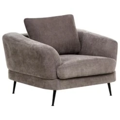 KJAER - Fauteuil - Taupe - Chenille -Leenbakker Winkel daca601f0e7e4401baff6977efaddb5c