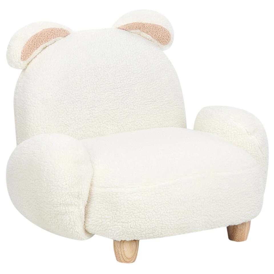 KANNA - Kinderstoel - Wit - Nepbont 6 KANNA - Kinderstoel - Wit - Nepbont - Afbeelding 6