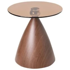 CORELLA - Bijzettafel - Bruin - Metaal -Leenbakker Winkel dc87ca51f300443eb25c681c8c8004f5