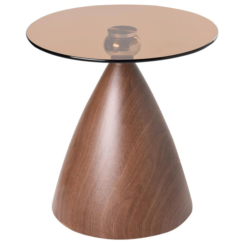 CORELLA - Bijzettafel - Bruin - Metaal 3 CORELLA - Bijzettafel - Bruin - Metaal - Afbeelding 3