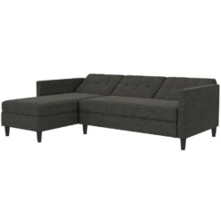 Hartford - 3-zits Hoekslaapbank In Antraciet Stof -Leenbakker Winkel ddfac9be52df4dc2b94eddc9191d46ed