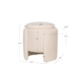 Pouf Met Witte Krullen In Scandinavische Stijl -Leenbakker Winkel df8a69d7b3544082a0c3bf7cfdfc2574