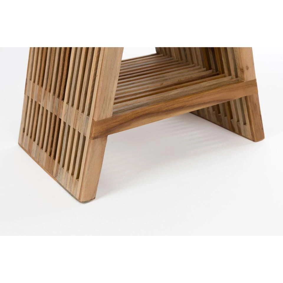 Housecraft Living Djia Krukje Teak Hout - Bruin 4 Housecraft Living Djia Krukje Teak Hout - Bruin - Afbeelding 4