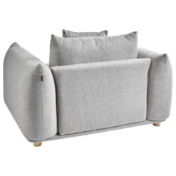 LUVOS - Fauteuil - Lichtgrijs - Stof -Leenbakker Winkel e05bf4f4cf154cea9b1a452220f74105