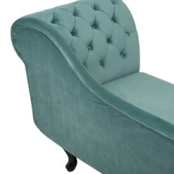 NIMES - Chaise Longue - Mintgroen - Rechterzijde - Fluweel -Leenbakker Winkel e06eed1f1511424892eca8b2d89f7df3