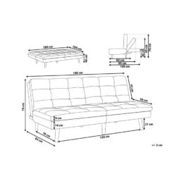RONNE - Slaapbank 3-zits - Zwart - Polyester 13 RONNE - Slaapbank 3-zits - Zwart - Polyester -Leenbakker Winkel e1882c0cde1043338b305471b24f9846