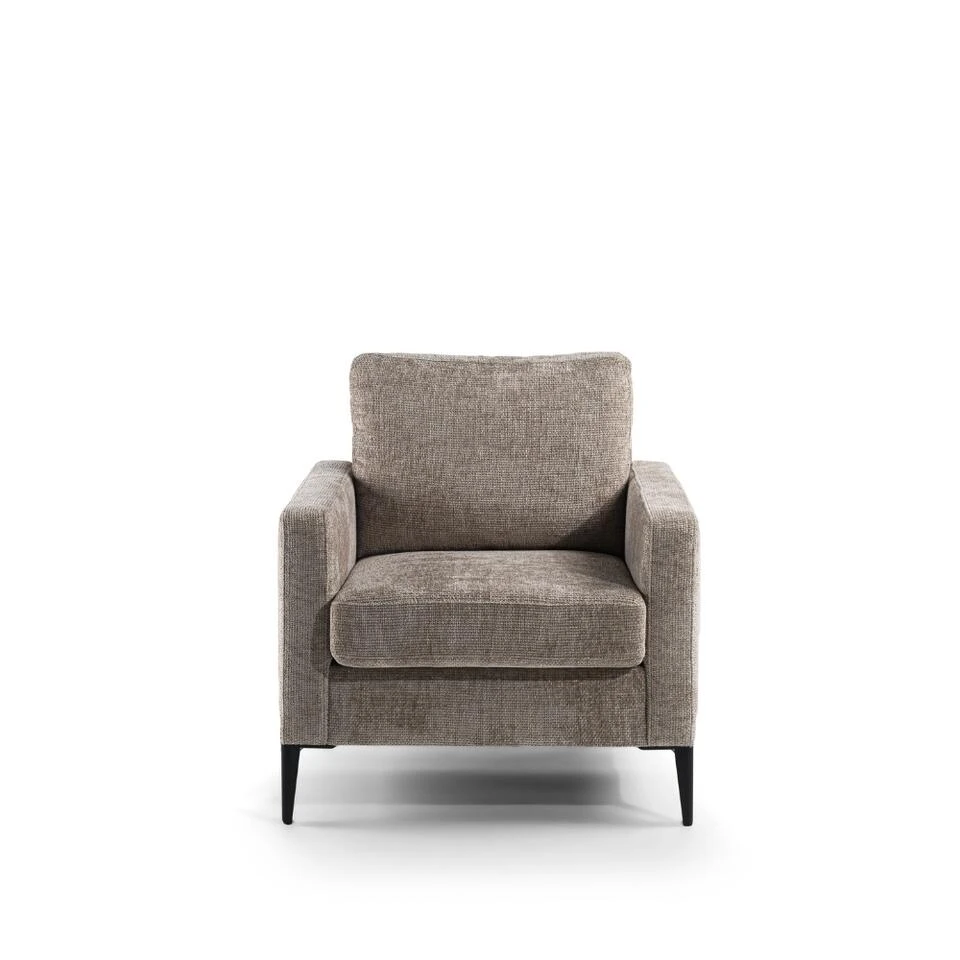 Fauteuil Flora Champagne Stof - Stof - Beige 4 Fauteuil Flora Champagne Stof - Stof - Beige - Afbeelding 4