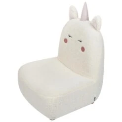 LULEA - Kinderstoel - Wit - Nepbont -Leenbakker Winkel e58f13577dbb4ee19b2f054729003872