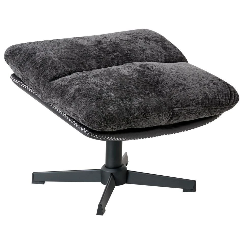 TOVIK - Fauteuil - Zwart - Stof 9 TOVIK - Fauteuil - Zwart - Stof - Afbeelding 9