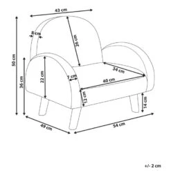 OMBO - Kinderfauteuil - Lichtblauw - Bouclé 13 OMBO - Kinderfauteuil - Lichtblauw - Bouclé -Leenbakker Winkel e7d0ad692508499580c262787b46b031