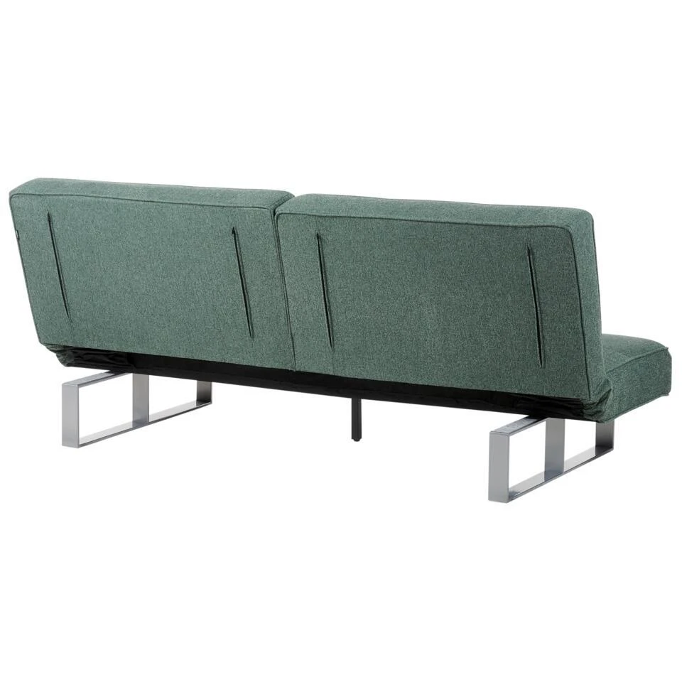 DUBLIN - Slaapbank 3-zits - Groen - Polyester 10 DUBLIN - Slaapbank 3-zits - Groen - Polyester - Afbeelding 10