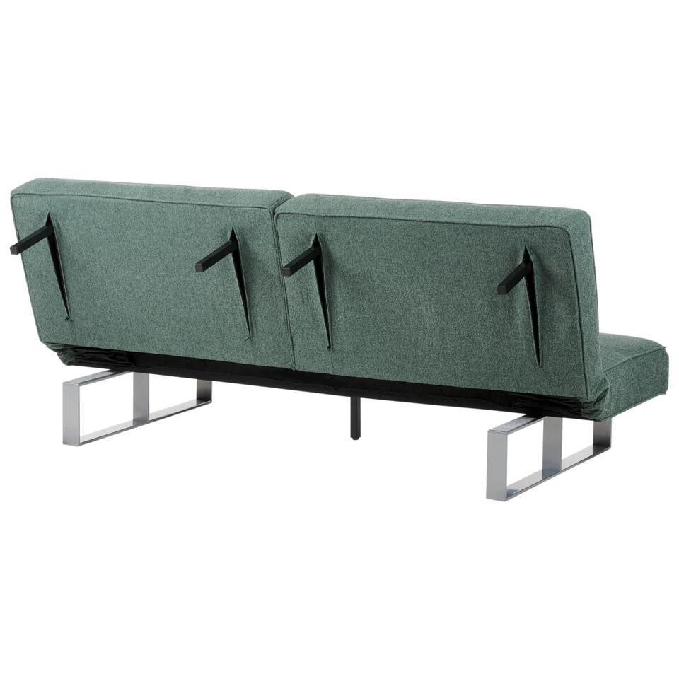 DUBLIN - Slaapbank 3-zits - Groen - Polyester 11 DUBLIN - Slaapbank 3-zits - Groen - Polyester - Afbeelding 11