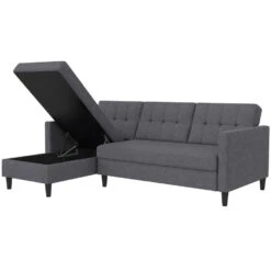 Hartford - 3-zits Hoekslaapbank In Grijs Stof -Leenbakker Winkel ea8d0ec186a74502bf0e1bbb36123dcc