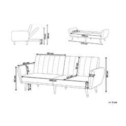 VIMMERBY - Slaapbank - Lichtbruin - Polyester -Leenbakker Winkel eaa44e8d87b74127840fd4dc9ecfa9d1