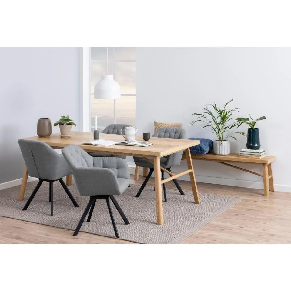 Hioshop Galdor Bank Visgraat Eiken Decor 16 Hioshop Galdor Bank Visgraat Eiken Decor - Afbeelding 16