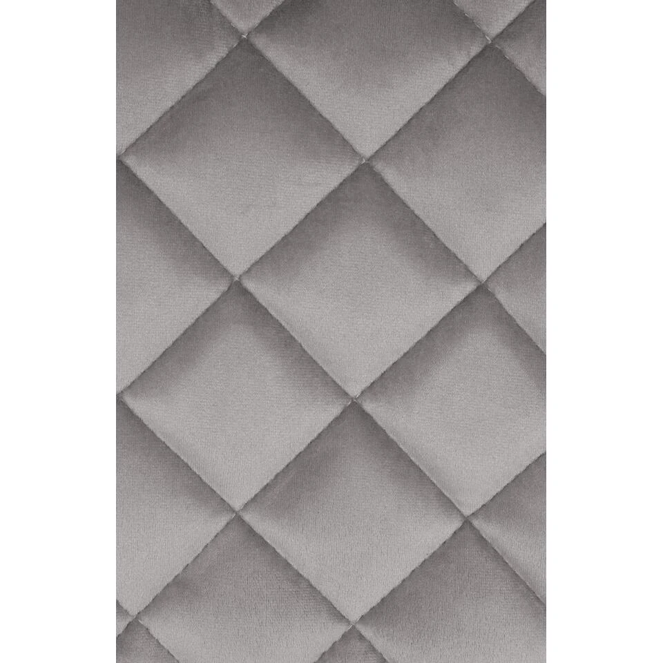 CLP Set Van 2 Barkruk Kasson Zwart Frame - Fluweel - Grijs 8 CLP Set Van 2 Barkruk Kasson Zwart Frame - Fluweel - Grijs - Afbeelding 8