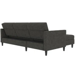 Hartford - 3-zits Hoekslaapbank In Antraciet Stof -Leenbakker Winkel eb5559f943f74124b6c4dfc54867d05c