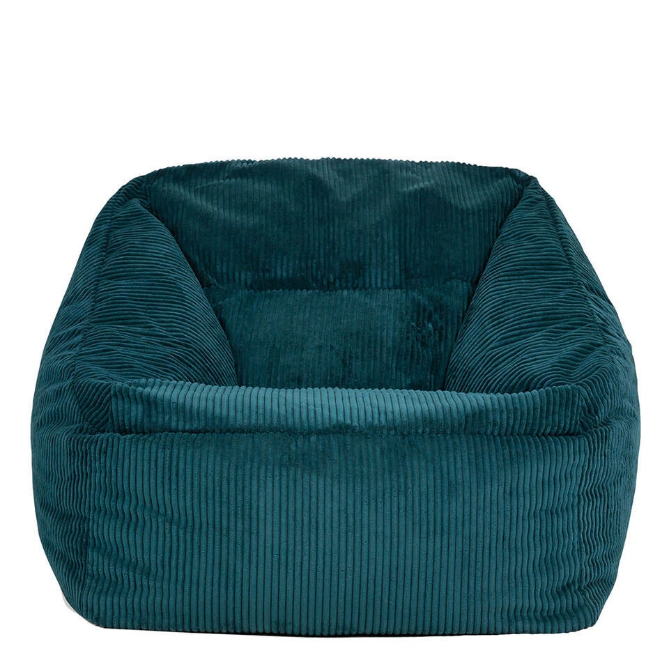 Icon Zitzak En XL Poef Morgan - Corduroy Zitzak - Blauwgroen 3 Icon Zitzak En XL Poef Morgan - Corduroy Zitzak - Blauwgroen - Afbeelding 3