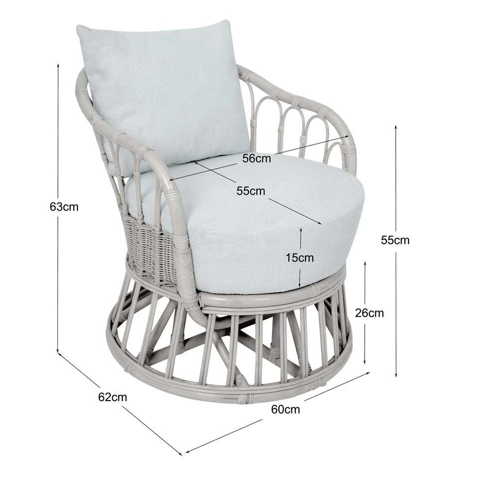 Fauteuil Van Rotan 5 Fauteuil Van Rotan - Afbeelding 5