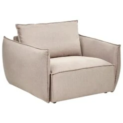 KUNES - Fauteuil - Taupe - Polyester -Leenbakker Winkel ed2588ff8d5a426392dbd2ea0225127f