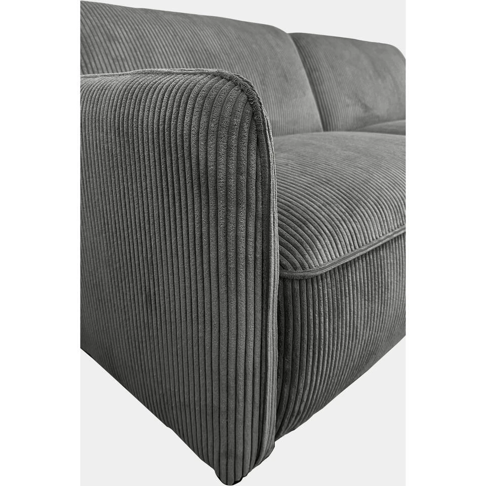 Alicia - Slaapbank 3-zits In Grijze Stof 8 Alicia - Slaapbank 3-zits In Grijze Stof - Afbeelding 8