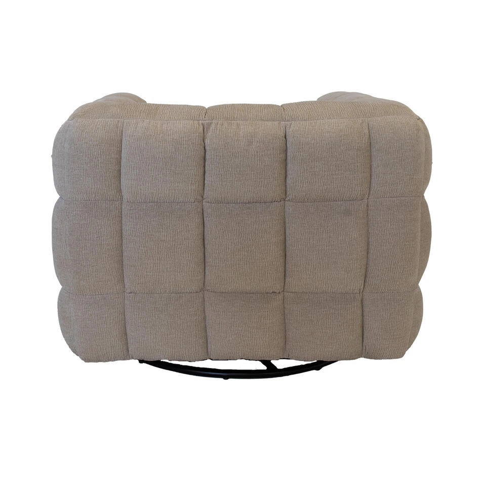 Draaifauteuil Taupe - Zithoogte 44cm - Stuva 7 Draaifauteuil Taupe - Zithoogte 44cm - Stuva - Afbeelding 7