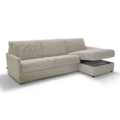 CALICOSY - Slaapbank BELLUNO - Beige - 87x260x150 Cm -Leenbakker Winkel ee046886c3534da0a90d856f9c4f63a0