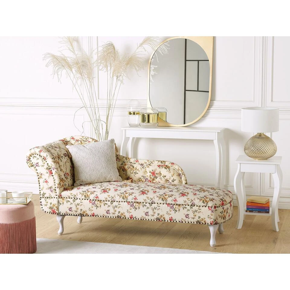 NIMES - Chaise Longue - Multicolor - Linkerzijde - Polyester 2 NIMES - Chaise Longue - Multicolor - Linkerzijde - Polyester - Afbeelding 2