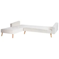 VADSO - Hoekslaapbank - Gebroken Wit - Rechterzijde - Bouclé -Leenbakker Winkel ef18ec6d4f79443ca88cbef18ca3d4b9