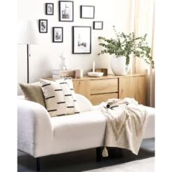 LE CRAU - Chaise Longue - Wit - Linkerzijde - Polyester -Leenbakker Winkel f032499aafc24efda11686472f9905a3