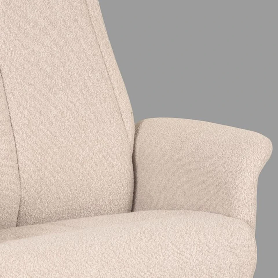 LABEL51 Fauteuil Bergen - Naturel - Boucle 2 LABEL51 Fauteuil Bergen - Naturel - Boucle - Afbeelding 2