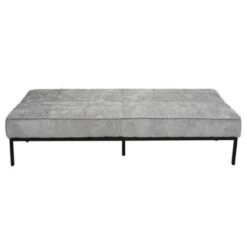 Rousseau Slaapbank Konya - Met Koudschuimmatras - 188 X 85 X 91 Cm - Grijs -Leenbakker Winkel f25ada4086db4016b9626ab4f1110ae1