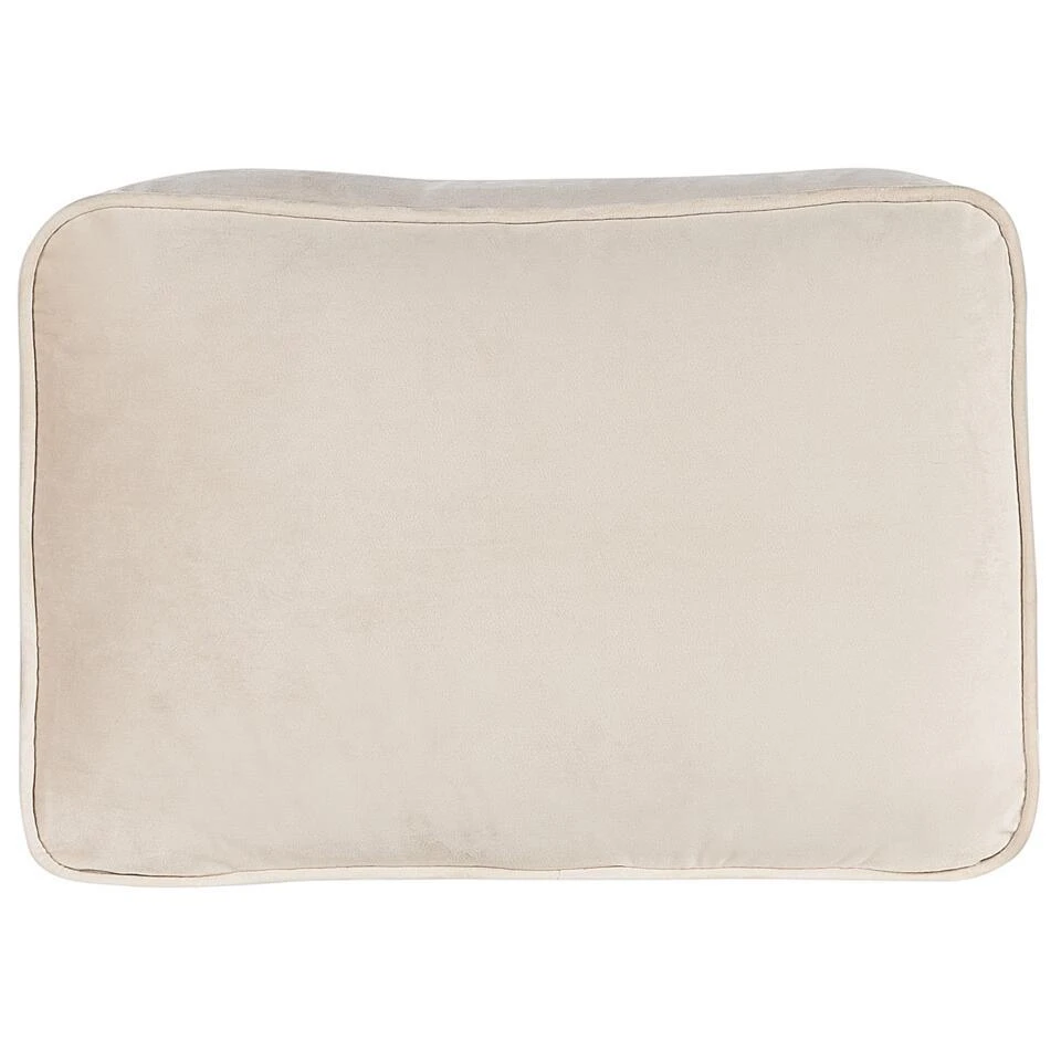 MIRAMAS - Chaise Longue - Beige - Linkerzijde - Fluweel 11 MIRAMAS - Chaise Longue - Beige - Linkerzijde - Fluweel - Afbeelding 11