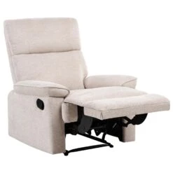 EVERTON - Relaxfauteuil - Beige - Polyester -Leenbakker Winkel f4427f9d48ba416fa8aa256995159178