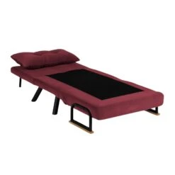 CALICOSY - Slaapfauteuil SANDO - Bordeaux - 41x67x50 Cm -Leenbakker Winkel f4ad0b63a54c4186a5a41144b160d0b3