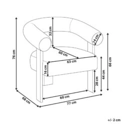 ILBRO - Fauteuil - Zwart/Donkerbruin - Bouclé -Leenbakker Winkel f4f1460133fe48718992dd091cca8d64