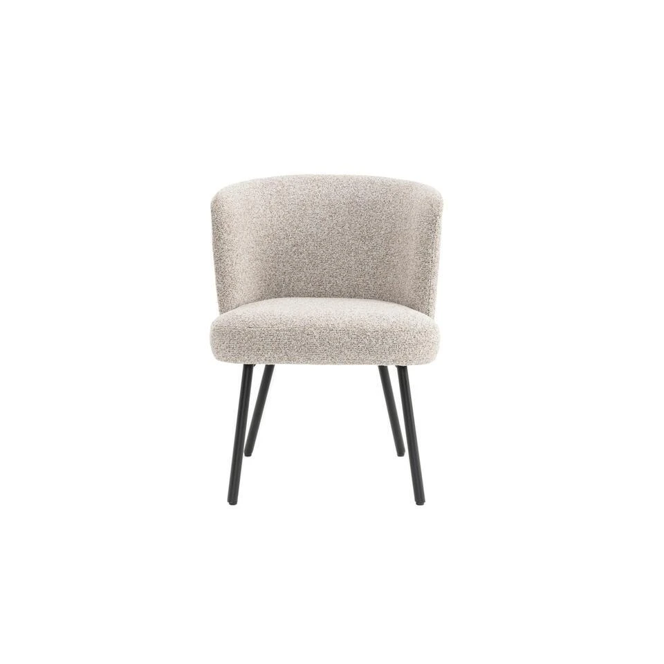 Fauteuil Cindy Beige Stof 2 Fauteuil Cindy Beige Stof - Afbeelding 2
