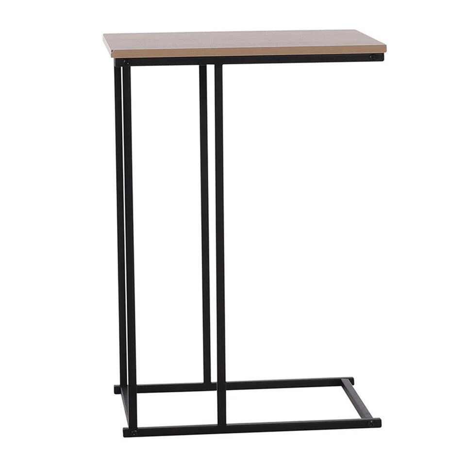 H&S Collection Bijzettafel - Zwart/bruin - 40 X 26 X 58 Cm 2 H&S Collection Bijzettafel - Zwart/bruin - 40 X 26 X 58 Cm - Afbeelding 2