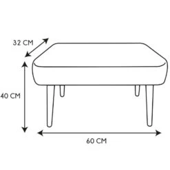Home Deco Factory Bijzet Krukje Berber Mirage - Hout - 60 X 40 Cm -Leenbakker Winkel f7b52e78892243ac84e2b6ef112fb560