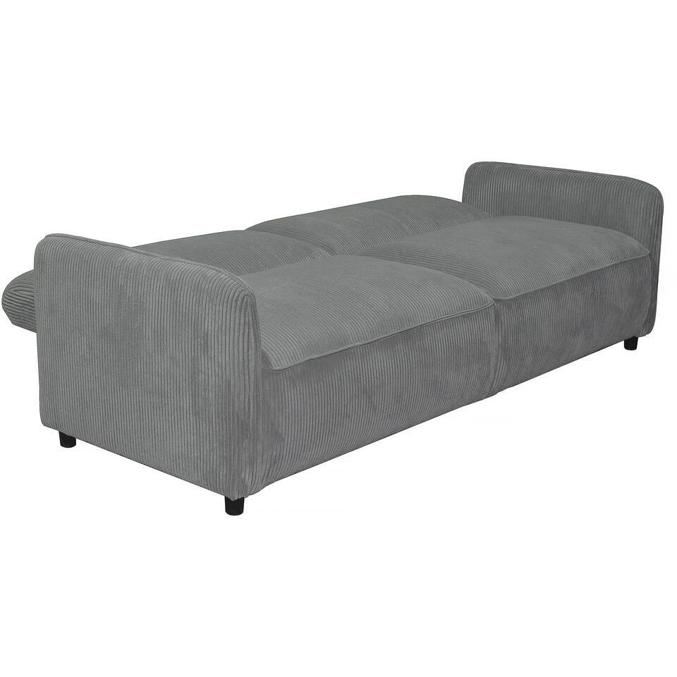 Alicia - Slaapbank 3-zits In Grijze Stof 4 Alicia - Slaapbank 3-zits In Grijze Stof - Afbeelding 4