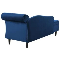 LUIRO - Chaise Longue - Blauw - Rechterzijde - Fluweel -Leenbakker Winkel f7e19c3df1994e7f8405aa4760ef1b3e