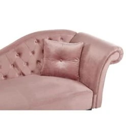 LATTES - Chaise Longue - Roze - Rechterzijde - Fluweel -Leenbakker Winkel f888e3c7ceb3435e97f8acfcf66279f3