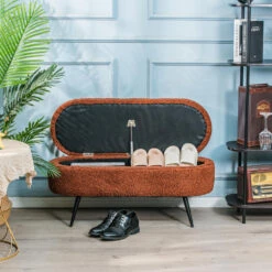 Metalen Bank Met Terracotta Krullen -Leenbakker Winkel f9636aa8d6214fdcbe3b651f06bdb36f