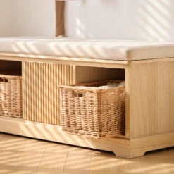 Houten Halbank Met 1 Deur En 2 Opbergvakken Met Beige Fluwelen 10 Houten Halbank Met 1 Deur En 2 Opbergvakken Met Beige Fluwelen -Leenbakker Winkel f9d95eb262fd4f08af5888247fc002f8